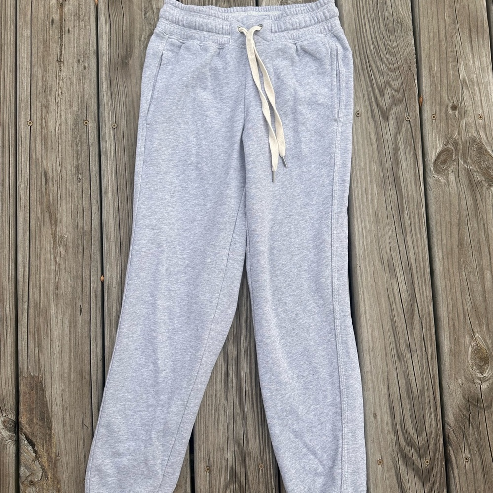 Aerie Gray Jogger Sweatpants with Drawstring